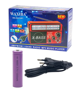 Nostaljik Radyo WAXIBA Nostaljik Radyo Bluetooth Fm Usb XB-2301RT (5680)