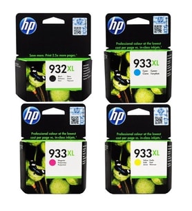 HP 932XL-933XL Kartuş Seti Q6593A Hp Fotoğraf Kağıt VP932AA