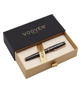 Vogven Marka Kişiye Özel Elit Roller Kalem - Füme
