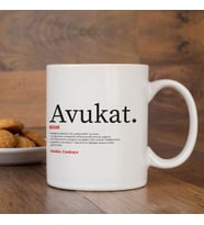 Kişiye Özel Kupa Bardak, Söz Yazılı Kupa Bardak, Avukat Bardağı,