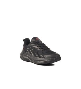 Siyah Kırmızı Fileli Hafif Unisex Spor Ayakkabı Moscato 101 25068 G (Siyah-Kırmızı)