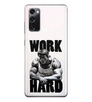 Samsung Galaxy S20 FE Uyumlu Arnold Fitness Tasarımlı Şeffaf Telefon Kılıfı