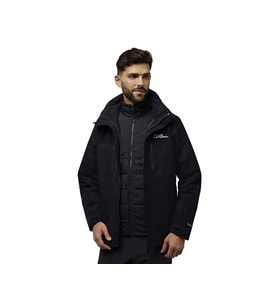 Jack Wolfskin Jasper 3In1 Jkt M Erkek Outdoor Montu A61858-6000 Siyah