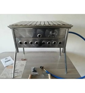 Birçelik BTM-01 Standart Lav Taşlı Tüplü Mangal 32x44x22 cm