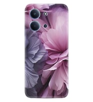 Xiaomi Redmi 15C Kılıf Boutique Baskılı Resimli Çiçek Mor Pcode -028