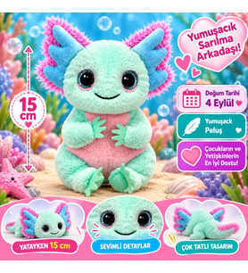Peluş Axolotl Alex 15 cm