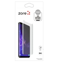 Samsung Galaxy S9 Uyumlu Zore 3D Short Glass Ekran Koruyucu (Siyah)