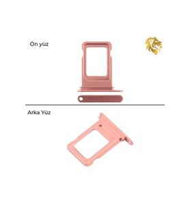 İphone 17 Pro Max Sim yuvası , sim tepsisi, sim aparat, sim yeri, sim tray, Tekli, sim çekmecesi 17 Pro Max Uyumlu (Turuncu)