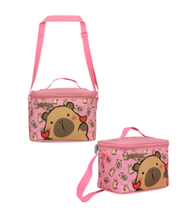 Capybara İlkokul Termal Beslenme Çantası – Pembe 23 x 15 x 16