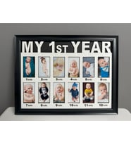 My First Year Yazılı Bebek Anı Çerçevesi