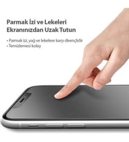 Samsung Galaxy A34 Uyumlu 9H Mat Privacy Nano Kırılmaz Ekran Koruyucu