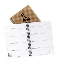 Tarihsiz Ajanda - Haftalık Planlayıcı (Sümen) - A5 Boy Kraft Kapak