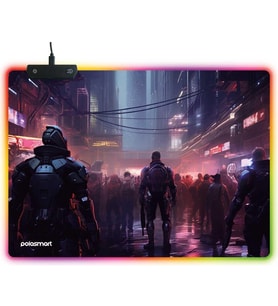 PGS306 Rgb Aydınlatma Kaydırmaz Taban Ergonomik Desenli Gaming Oyuncu Mouse Pad