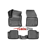Opel Corsa ( Elektrikli ) 3D Havuzlu Paspas 2023 Siyah (Karışık)
