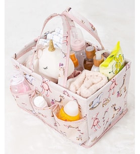 Baby Kullanımı Kolay Desenli Taşınabilir Bakım Çantası (pembe)