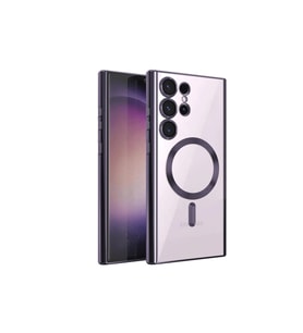 Samsung Galaxy S23 Ultra Kılıf Kross Magneticsafe Kapak - Mor
