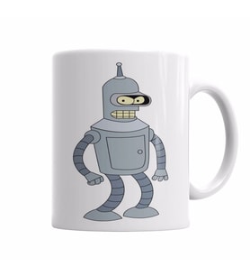 Bender Futurama Kupa Bardak Porselen