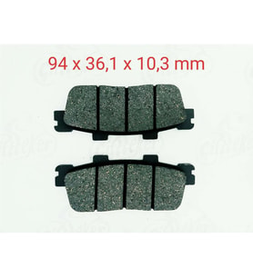 SYM JOYRİDE 200İ ARKA FREN DİSK BALATASI ASK FA427