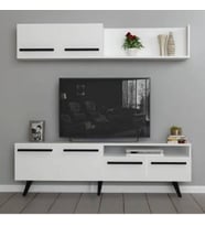 TV Ünitesi Merit Beyaz 180 cm