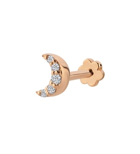 Pırlanta Luna Tragus Piercing