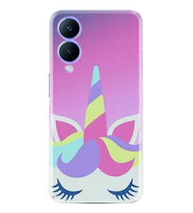 Vivo Y17S Kılıf Silikon Desen Özel Seri Sweety Unicorn 1737