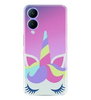 Vivo Y17S Kılıf Silikon Desen Özel Seri Sweety Unicorn 1737