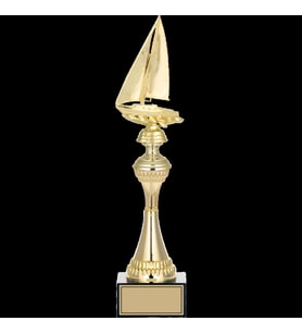 ODAK KUPA - Figürlü Kupalar - Yelken Figürlü Kupalar FG-029 A - 40 cm