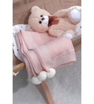 Doubleface Bebek Ve Çocuk Battaniyesi 90 X 110 Cm (Pembe)