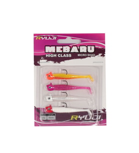 Ryuji Mebaru Micro Shad 65mm 3.8gr Sky Mix Silikon Yem