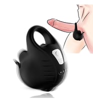 PRIME TOYS Lock Şarjlı Kablosuz Kumandalı Testis Masaj Vibratörü Güçlü Titreşimli Penis Yüzüğü