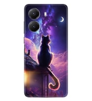 Xiaomi Poco X7 Pro Kılıf Boutique Baskılı Resimli Damdaki Kedi Pcode -091