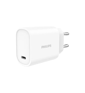 Philips DLP4329C iPhone Uyumlu Type-C 20W Şarj Adaptörü (Beyaz)