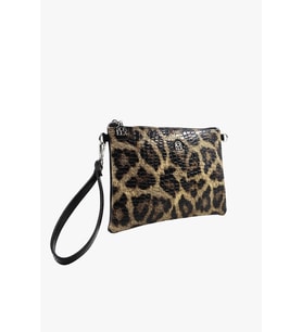 Sosela 67-6019 Kadın Leopar Portföy Çanta