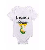 Halasının Ballısı Baskılı Bebek Body Zıbın