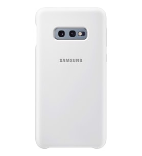 Galaxy S10e ile Uyumlu Kılıf Silicone Cover Beyaz EF-PG970