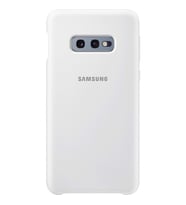Galaxy S10e ile Uyumlu Kılıf Silicone Cover Beyaz EF-PG970