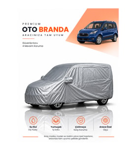 FORD TOURNEO CONNECT 2 V408 MAKYAJLI CAMLI (2018-2022) KOMBİ Uyumlu Araba Brandası Oto Branda