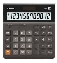 Casio DH12 Hesap Makinesi 12 Hane Pilli ve Güneş Enerjili