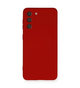 Samsung Galaxy S21 Kılıf Nano İçi Kadife Silikon - Kırmızı