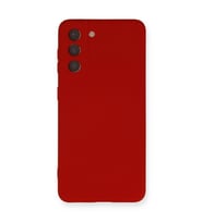 Samsung Galaxy S21 Kılıf Nano İçi Kadife Silikon - Kırmızı