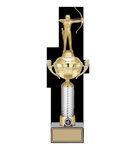 ODAK KUPA - Figürlü Kupalar - Okçu Figürlü Kupalar FG-058 B - 44 cm