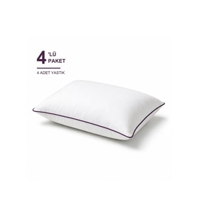 Cloud Support Biyeli Yastık 4'li Paket 50x70 cm 1200 gr Boncuk Silikon Elya