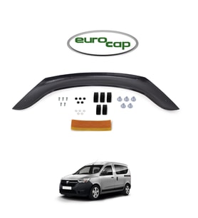 CAPPAFE Dacia Dokker Ön Kaput Koruyucu Rüzgarlık 3mm (ABS) 2013-›