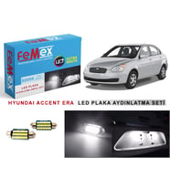 Hyundai Accent Era LED Plaka Aydınlatma Ampul Seti FEMEX Parlak Beyaz