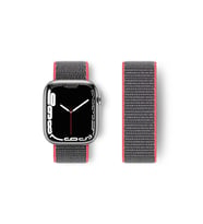 Mey İthalat® Watch 38Mm Hasırlı Cırtcırtlı Kordon - Pembe