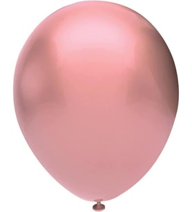 Balonevi Metalik Rose Gold 12 İnç Metalik Rose Gold Balon (100 Lü Paket)