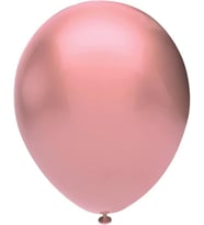 Balonevi Metalik Rose Gold 12 İnç Metalik Rose Gold Balon (100 Lü Paket)