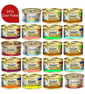 Gourmet Gold 24 Ad Mıx Yaş Mama