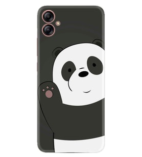 Samsung Galaxy A04E Kılıf Silikon Desen Özel Seri Hello Panda 1709