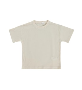 Civil Boys Altıgen Dokulu 10-13 Yaş Tişört - Bej
